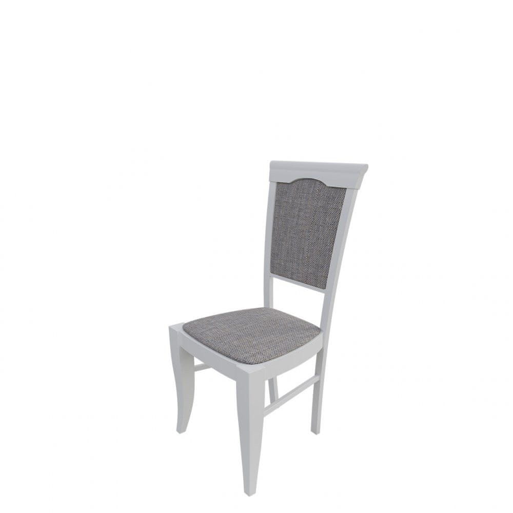 Veneti Čalúnená jedálenská stolička MOVILE 1 - biela / šedá 2
